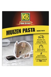 KB muizen pasta (zwart) met lokstation