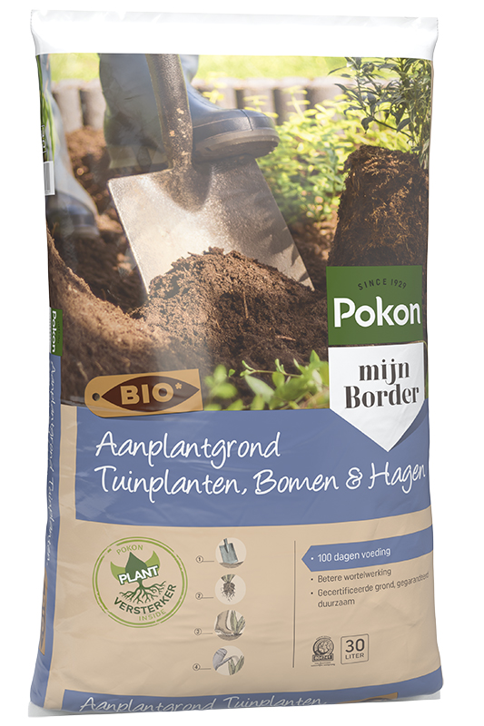 Pokon Bio Aanplantgrond Tuinen, Bomen & Hagen 30L