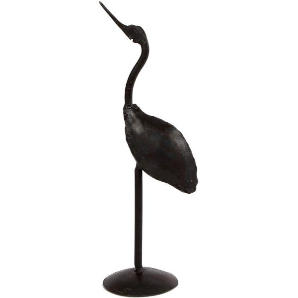 Sculptuur "Seabird" S Zink metaal 5x8x19cm
