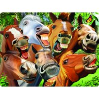Livelife kaart 3D Gekke Paarden