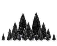 Assorted pine trees set of 21
