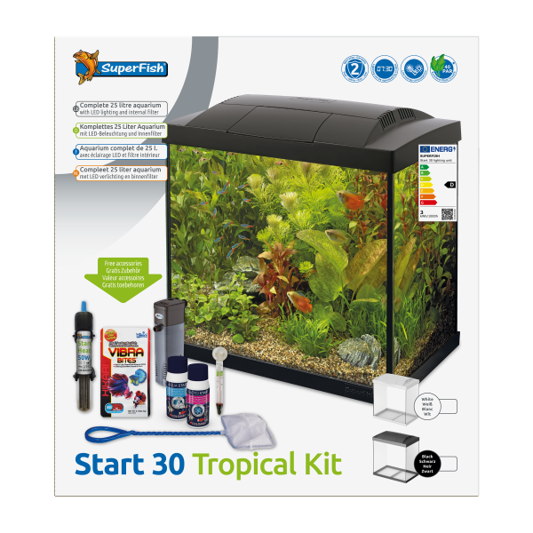 SuperFish Start 30 Tropical Kit zwart