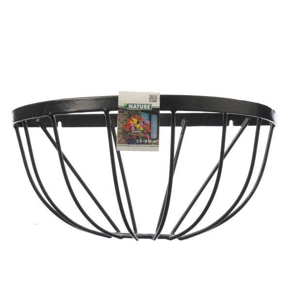 Hanging Basket Smeedijzer zwart D40cm