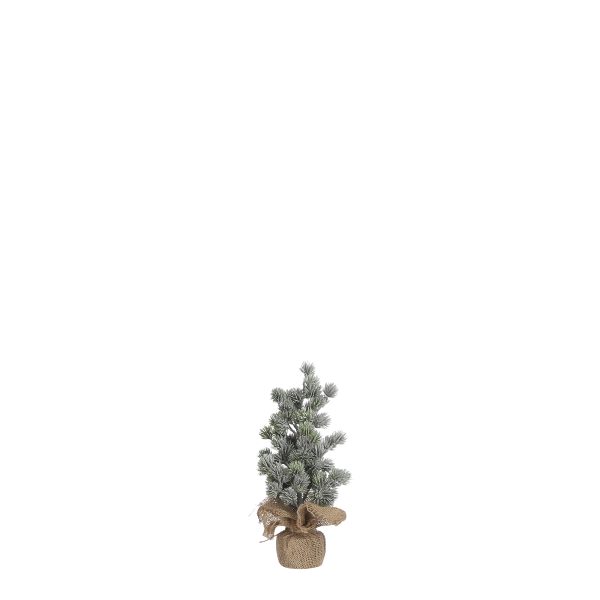 Kerstboom Frosted Tips groen H35 D17