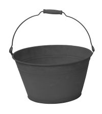 Zinc Vintage Black Low Bucket D27 H15