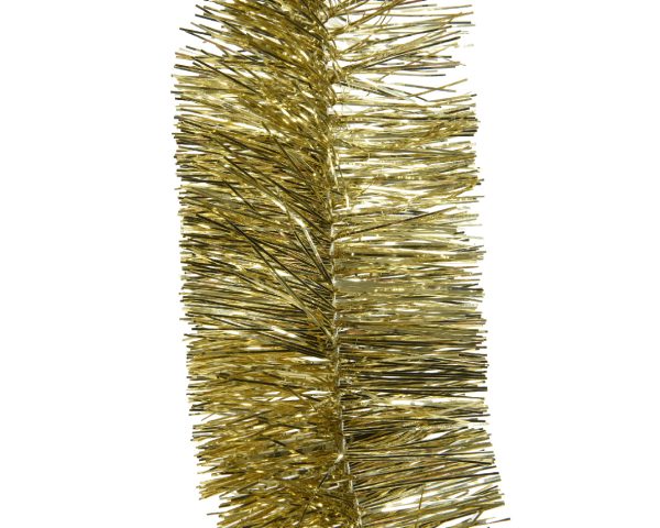 Kerstguirlande glans licht goud 270cm